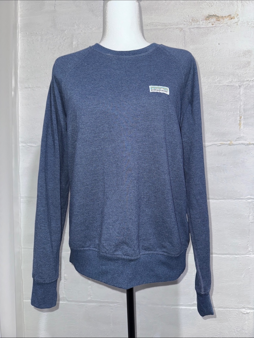 Patagonia Unisex Crewneck Sweatshirt in Heather Navy